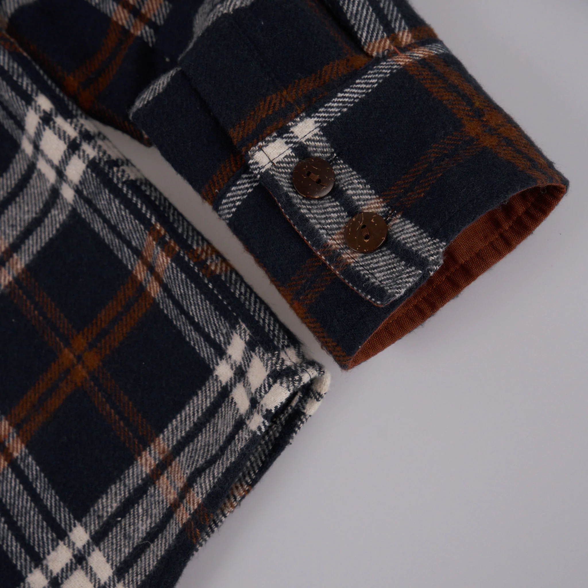 Men's Cotton Flannel Shirt - Image 14