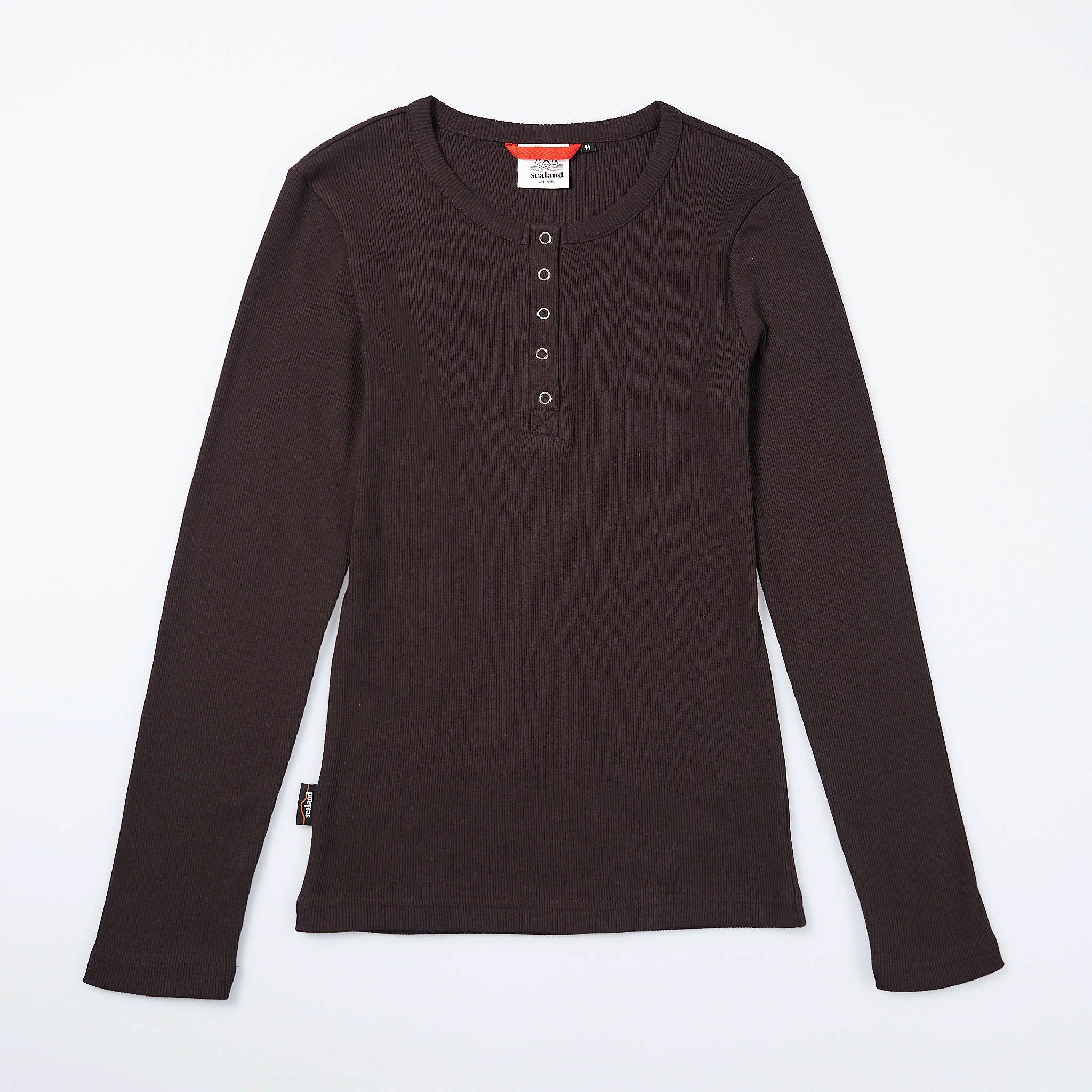 Women's Ribbed Henley - Image 3