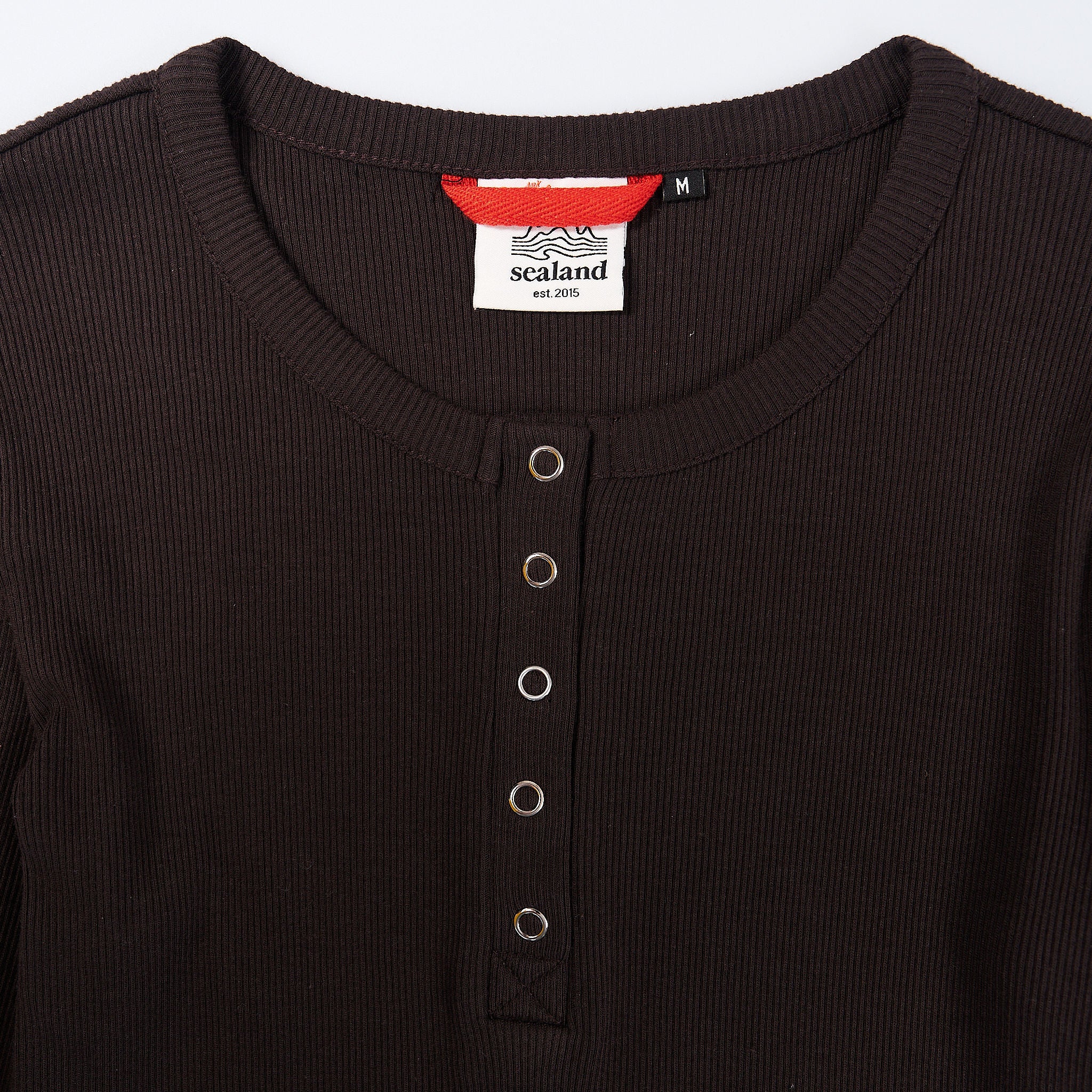 Women's Ribbed Henley - Image 4