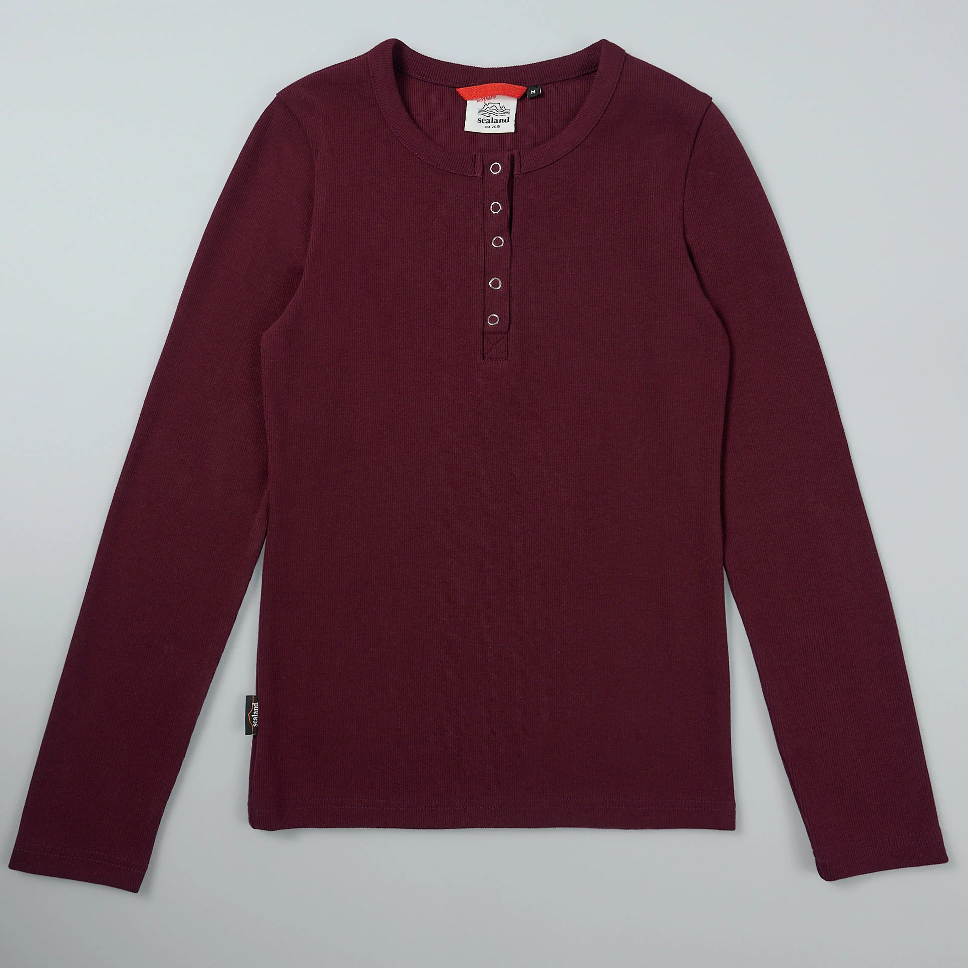 Women's Ribbed Henley - Image 3